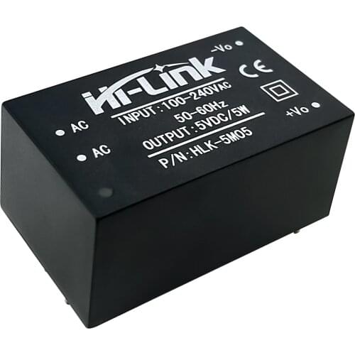 Free shipping 2 pcs/lot 220v 5V/ 1A AC DC isolated switching smart home power supply module AC DC transformer