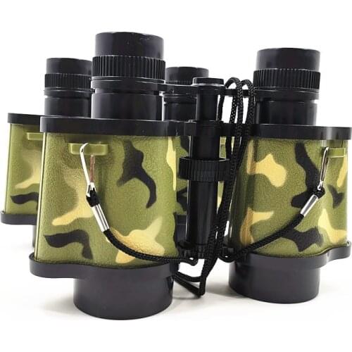 Binoculars 8X30 HD Zoom Red Glass Childrens Binoculars With Heavy Camouflage Binoculars
