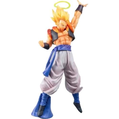 Dragon Ball Z DBZ Anime Figures Action Figure Figurine Angel Gogeta Super Saiyan SonGoku 26CM PVC Modle Doll Figma Ornaments