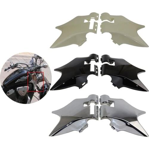 Chrome Black Motorcycle Frame Neck Cover Cowl Wire Covers Side Frame Guard For Honda Shadow VT600 VLX600 STEED 400 1988-1998