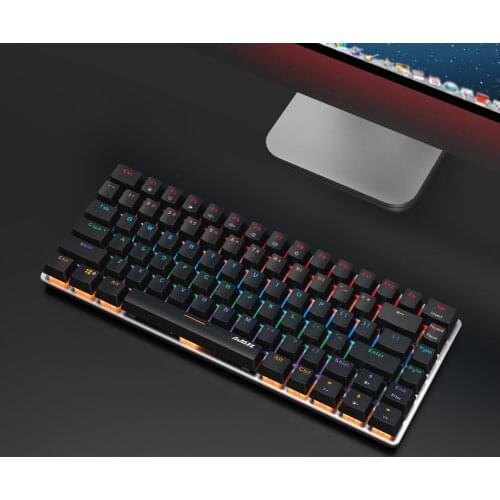 2 Colors Optional AJAZZ Reliable High Sensitivity Gaming Keyboard Fine Workmanship Gaming Keyboard Stable for PC