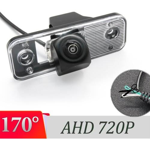 170 Degree AHD 1280*720P Vehicle Rear View Camera For Hyundai SantaFe CM SUV 2005-2012 Azera 2009-2012 Car Reversing Monitor