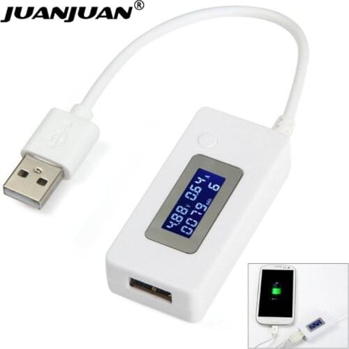 LCD Screen Mini Creative Phone USB Tester Portable Doctor Voltage Current Meter Mobile Power Charger Detector 40% off