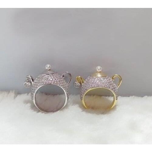 Designer Fashion 925 Sterling Silver Jewelry 3A Cubic Zirconia Party Ring