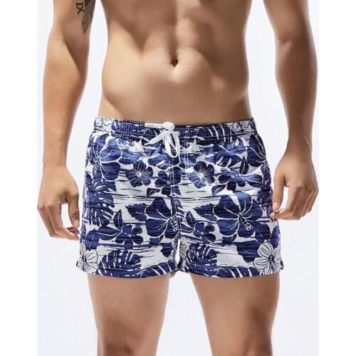 10 colour print men beach swimming shorts 2021 quick-dry men sports surfing shorts summer men swimsuits sunga mens swimwear