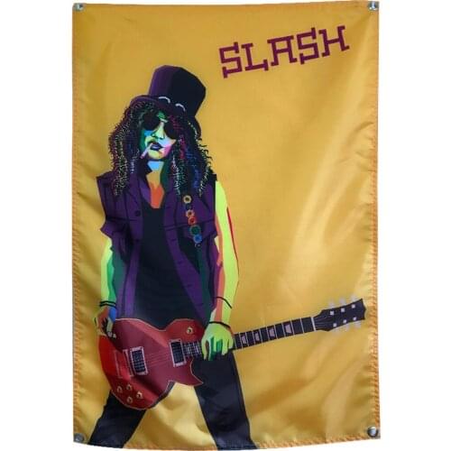 Hip Hop Reggae Wall Art Canvas Banner Four-hole Flag Background Wall Hanging Home Decor Rock and Roll Band Singer Music Posters