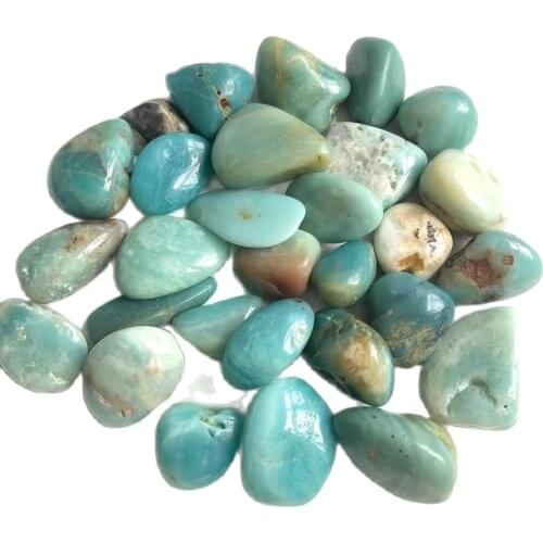 Natural amazonite crystal Stone Gravel fish tank decoration Home for gift