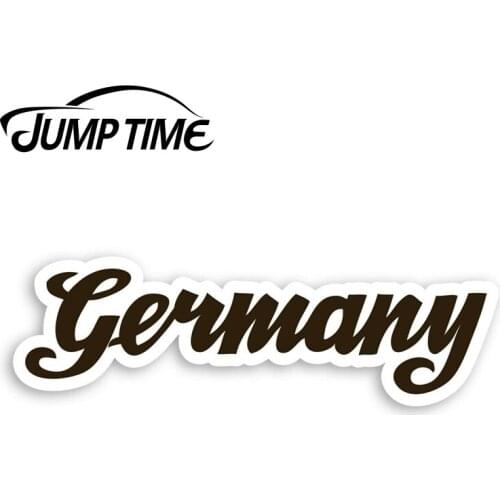Jump Time Germany Vinyl Stickers - German Travel Cool Sticker LuggageDecal Car Window Bumper Car Accessories