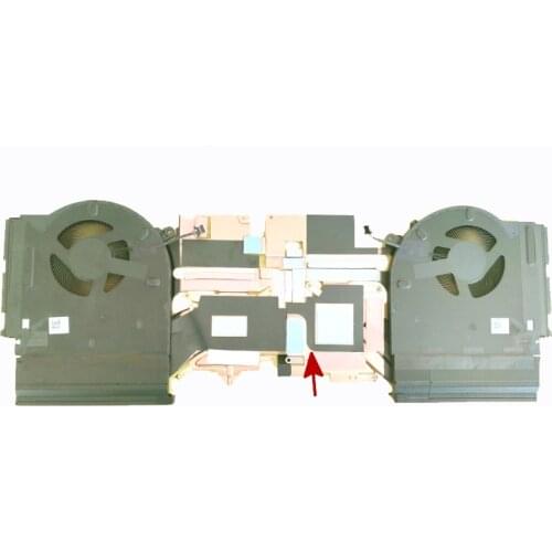 NEW ORIGINAL Laptop CPU GPU Heatsink Cooling Cooler Fan For DELL Alienware M17 R3 RTX Super 02KTG4