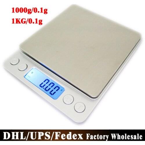 Wholesale) 60Sets I-2000 1000g x 0.1g Digital Kitchen Counting Scale