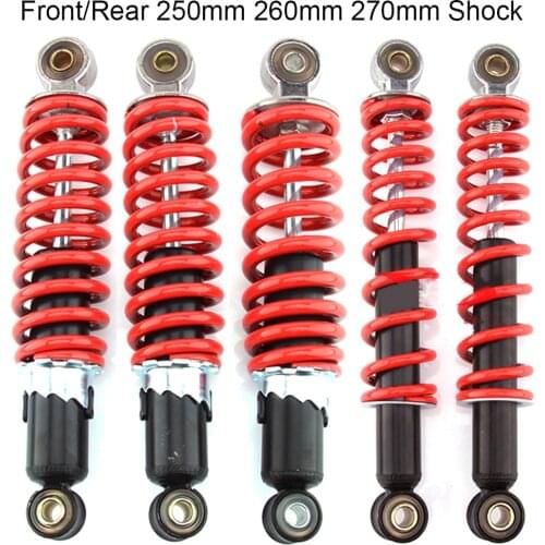 Front Rear 250mm 260mm 270mm Shock Absorber Suspension Spring For Motorcycle 50cc-150cc Scooter ATV Go Kart Buggy Pit Dirt Bike