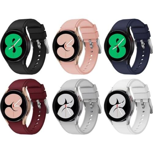 Replacement Silicone Watchband For Samsung Galaxy Watch 4 40mm/44mm/42mm/46mm Smart Watch Band Bracelet Strap For Galaxy Watch4