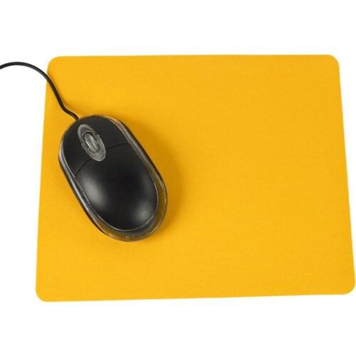 Ultra thin Gaming PC Laptop Mouse Pad Anti-Slip Solid Color Rectangle Computer Mouse Mat XL 21.5 x 17.5cm