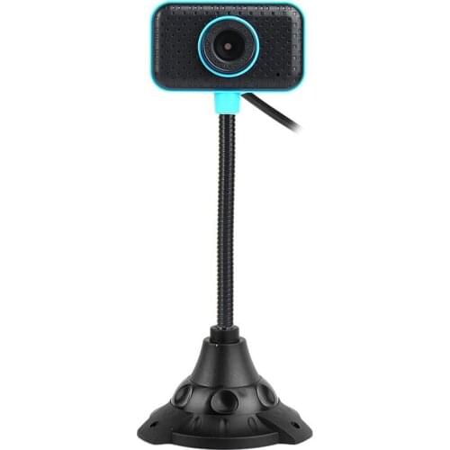 480P HD Webcam CMOS 30FPS 0.45 Million Pixels USB 2.0 USB Drive-free Camera Video Call Webcam with Microphone