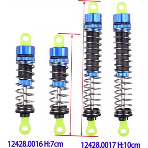 Wltoys 12428-0016 0017 Front And Rear Shock Absorber Spare Parts For WLtoys 12423 12428 1/12 2.4G RC Car