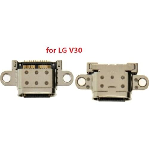 20PCS Micro Jack Socket USB Charging Port Dock Connector For LG K9 K11 K10 K4 2017 K10 2016 V30 V40 Q60 K8 K12 Plus