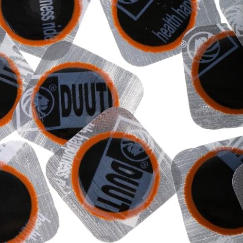 10x Bicycle Tyre Puncture Rubber Patch Tire Inner Tube Patches Repair Tool