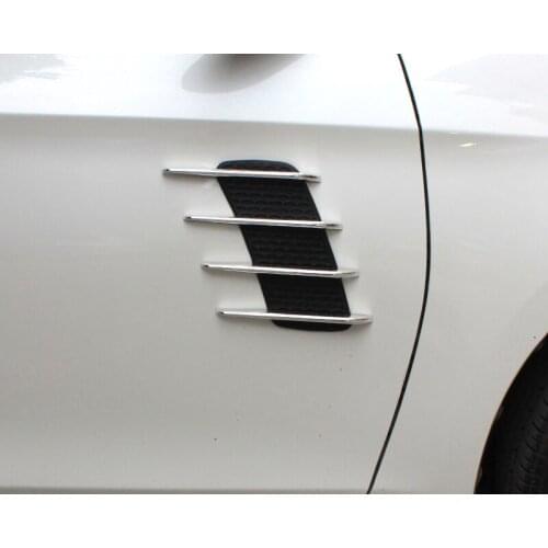 2pcs for SUZUKI Vitara 2016-2017 simulation Shark gills Simulation side outlet Bonnet decoration