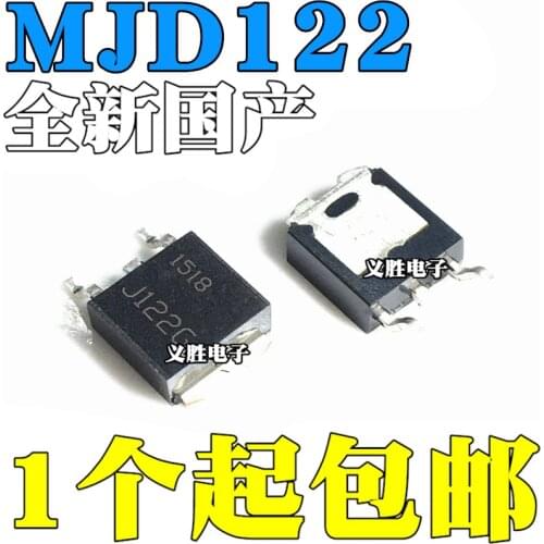 2PCS Darlington transistors MJD122G MJD122T4G MJD122 TIP122 TO SOT-252 Darlington tube 8 a 100 v, the power transistor