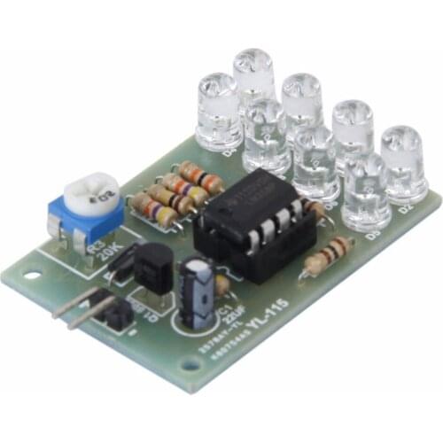 5pcs 12V Breathe Light LED Flashing Lamp Parts Electronic DIY Module LM358 Chip 8 LED