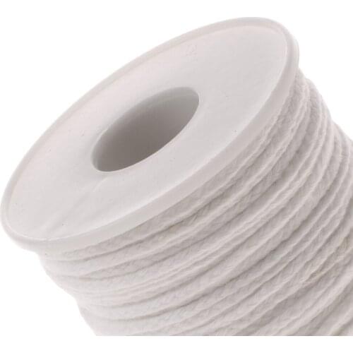 61M Holiday Used Home Used Organic Spool of Pure Cotton Braid Candle Wicks Candle Wick Core White High Quality