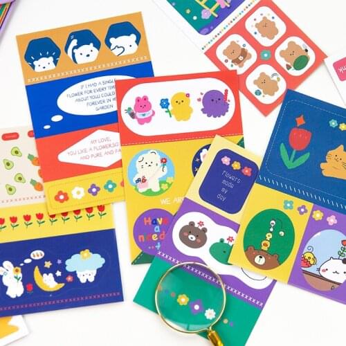 8 Sheets/pack Cartoon Funny Cute Decoration Sticker DIY Scrapbooking Diary Album Sticker Escolar Toy Sticker Kawaii Stationery