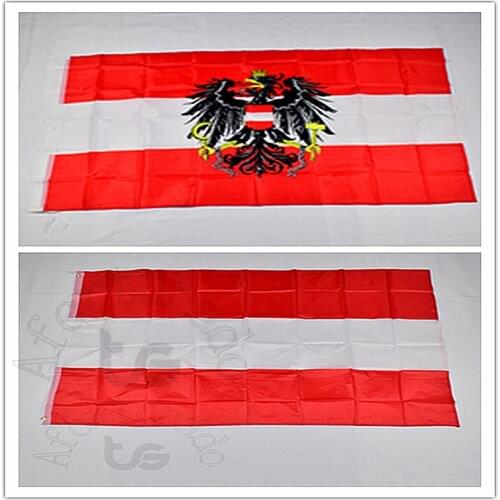 Austria 90*150cm Austrian flag Banner 3x5 Foot Hanging National flag for meet,Parade,party.Hanging,decoration