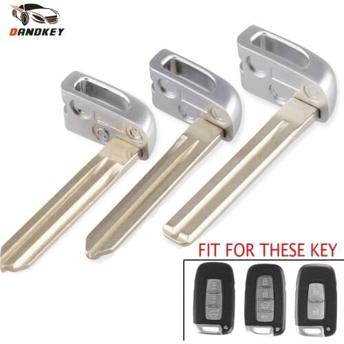 Dandkey For Hyundai I30 Ix35 Equus Genesis Velo Sonata Elantra For Kia K2 K5 Sportage Remote Car Smart Emergency TOY40 Key Blade