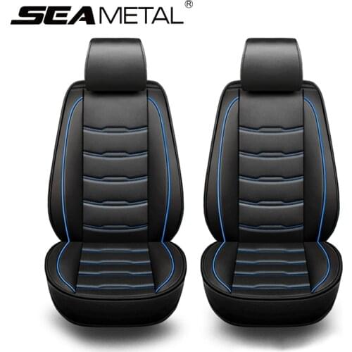Leather Car Seat Covers Interior Luxury Seats Cover Mats Universal Four Seasons Protector Chair Cushion Car Seat-Cover Accessory