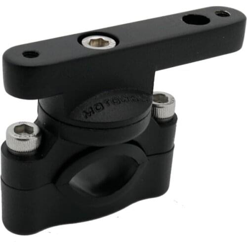 Black Motorcycle Bike Accessories Crash Bar Water Bottle Drinking Cup Bracket Motorbike Fog light Bracket Universial