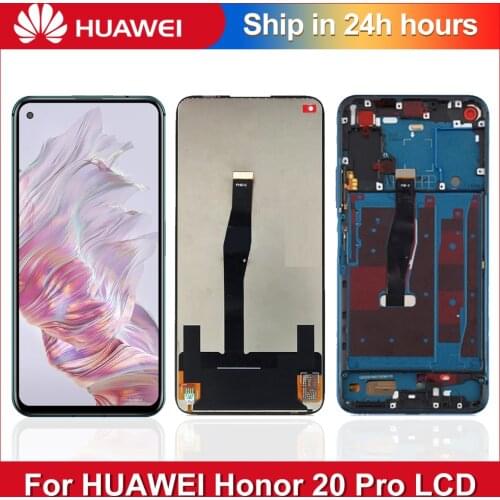 Original 6.26'' Display for Huawei Honor 20 Pro LCD Touch Screen Digitizer Replace For Huawei Honor 20 Pro YAL-AL10 YAL-L41 LCD
