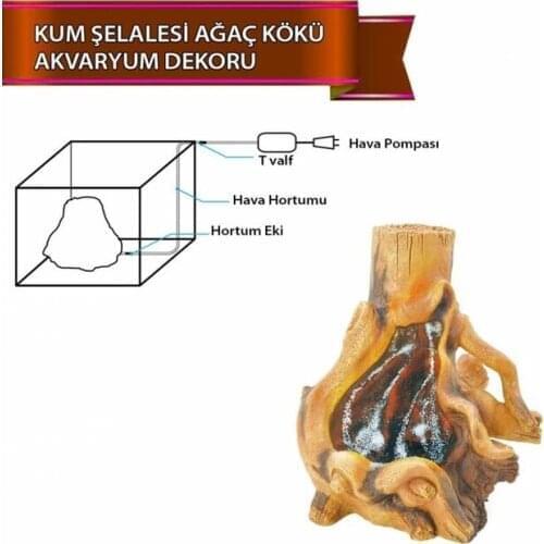 Dophin Sand Waterfall Tree Root Aquarium Decor 178905831