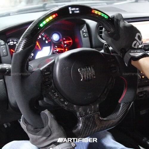 Race Display LED Steering Wheel for Nissan GTR 35 Skyline Nismo