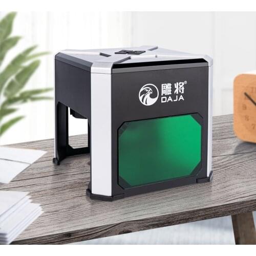 DAJA K6 CNC Engraving Machine 3000mW Mini Desktop Laser Printer Portable Laser Engraver with Win, IOS and Wi-Fi Connection