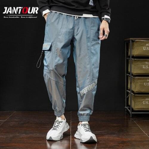 Jantour Brand 2020 New Men Clothing Cargo Pants High Quality Fashion Streetwear Style Loose Trousers Pantalones 3 Color