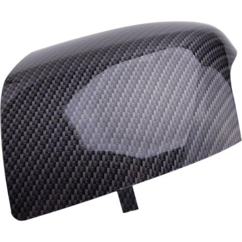 Left Carbon Fiber Style Side Rearview Door Wing Wind Mirror Cap Case Cover Housing FD4247424 Fit for Ford Focus Mk2 2005-2008
