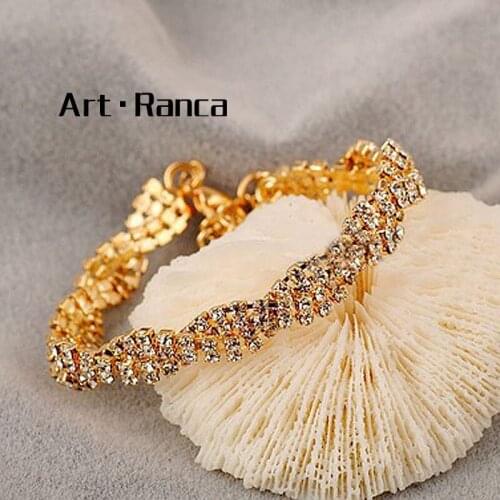 Fashion high-end elegant exquisite full set bracelet popular lady bracelet