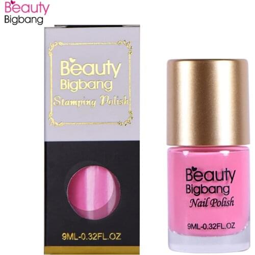 BeautyBigBang Pink Varnish Nail Polish Set Hybrid All For Manicure 9ML Semi Permanant UV Nail Art Prime Gel Varnish Nail Polish