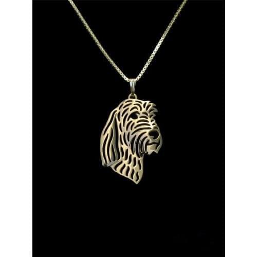 Unique Romantic Gold Silver Color Petit Basset Griffon Vendeen Pendant Necklace Hunger Games Necklace Women Best Friend Choker