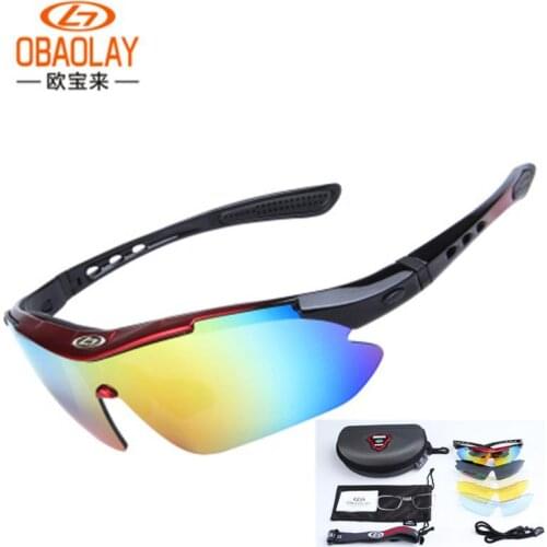 Polarized Cycling Glasses 5 Lens Outdoor MTB Bike Glass Sports Bicycle Sunglasses Women Men Cycling Eyewear oculos ciclismo