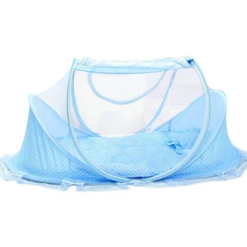 Portable Baby Crib Mosquito Net Tent Multi-Function Infant Foldable Mesh Bed Cushion Mosquito Net For 0-3 Years Old Children
