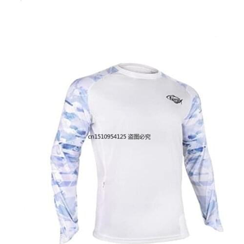 Long Sleeve Shirt Quick Dry Sweatshirts Fishing Mens T-Shirts Casual Trend uv fishing Bassdash UPF 50 Fishing Tee for Men Camo