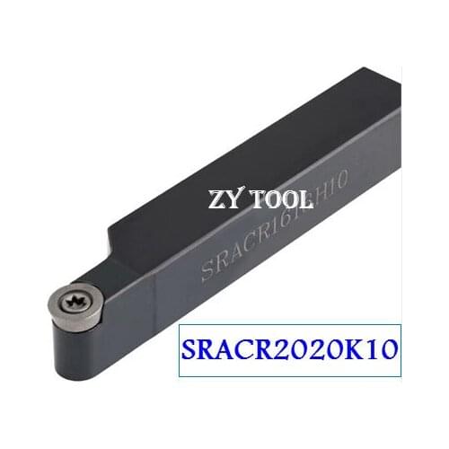 SRACR2020K10 20*20*125mm Metal Lathe Cutting Tools Lathe Machine,CNC Turning Tools External Turning Tool Holder S-Type SRACR/L