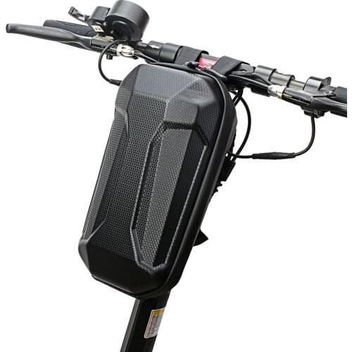 Multi-pocket 4L Scooter Handle Bar Bag Waterproof EVA Hard Electric Folding Bike Bicycle Head Bag Scooter Parts