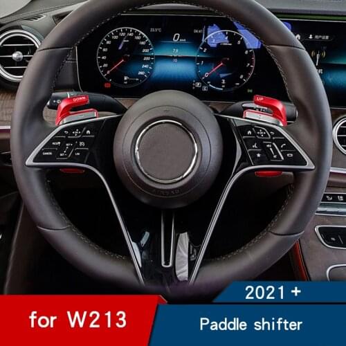 For mercedes w213 2021 interior steering wheel shift paddle modification accessories e-class coupe 2021 accessories