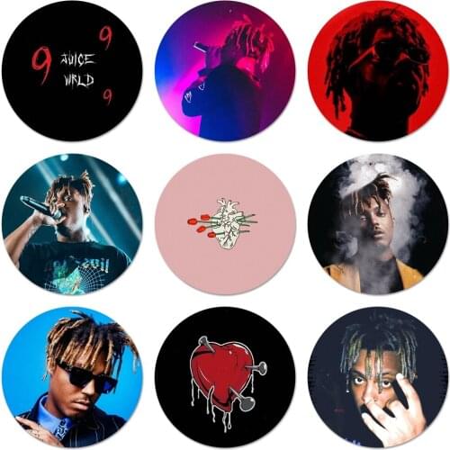 Juice WRLD Icons Pins Badge Decoration Brooches Metal Badges For Clothes Backpack Decoration