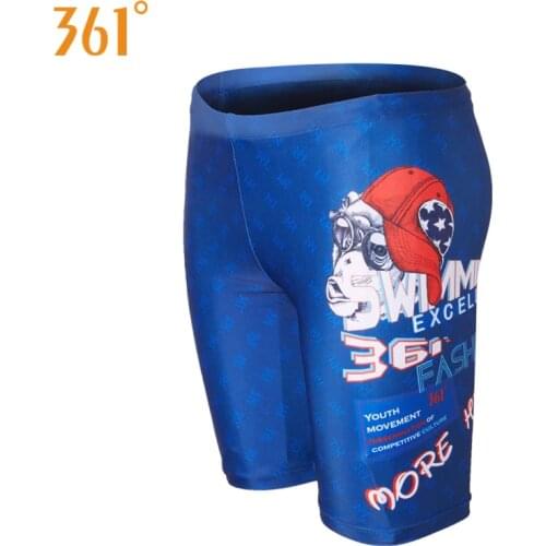361 Men Swimwear Tight Swim Shorts Professional Swimming Trunk for Men Large Size Swim Pants Swimsuit Boys Jammer fro Training