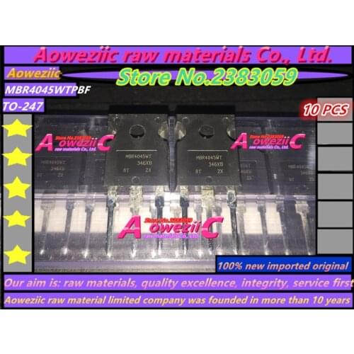 Aoweziic 100% new imported original MBR4045WTPBF MBR4045WT TO-247 Schottky Diode 45V 20A