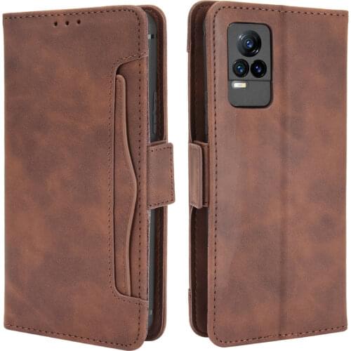 V21 V 21 E 5G 2021 Luxury Case PU Leather Card Slot Removable Wallet Book Shell for Vivo V21 Case V21E V 21E 4G Flip Cover Funda