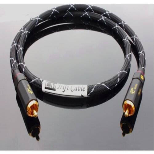 Hifi Audio Video 75ohm Digital Coaxial DAC Cable Press amplifier decoder RCA cable Stereo TV Audio speaker Digital line